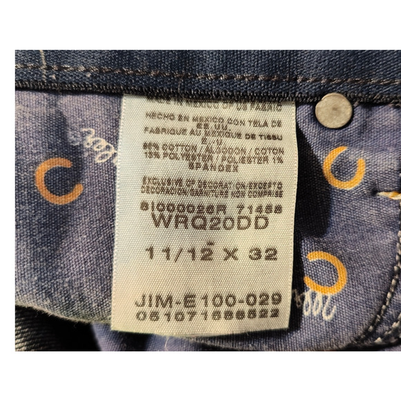 WRANGLER WOMEN'S DARK DYNASTY ULTIMATE RIDING Q-BABY JEANS  11/12x32 - Picture 5 of 7
